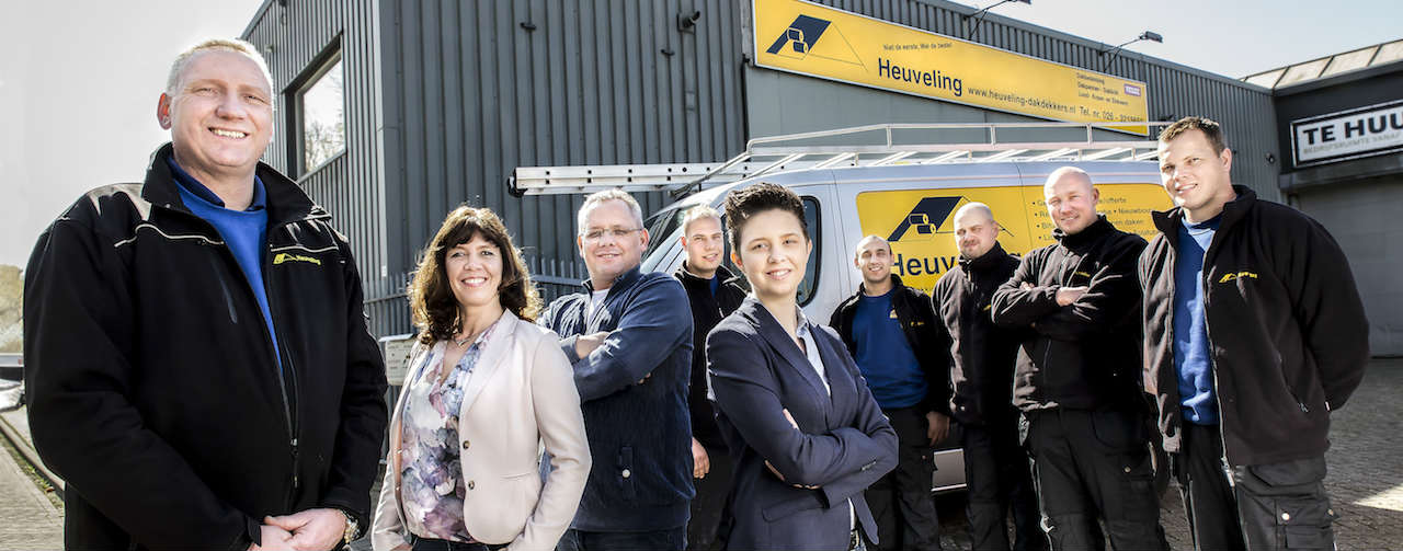 Het team van Heuveling Dakbedekkingen